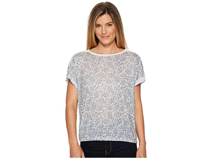 Prana Etta Top (titanium Blossom) Women's Sleeveless