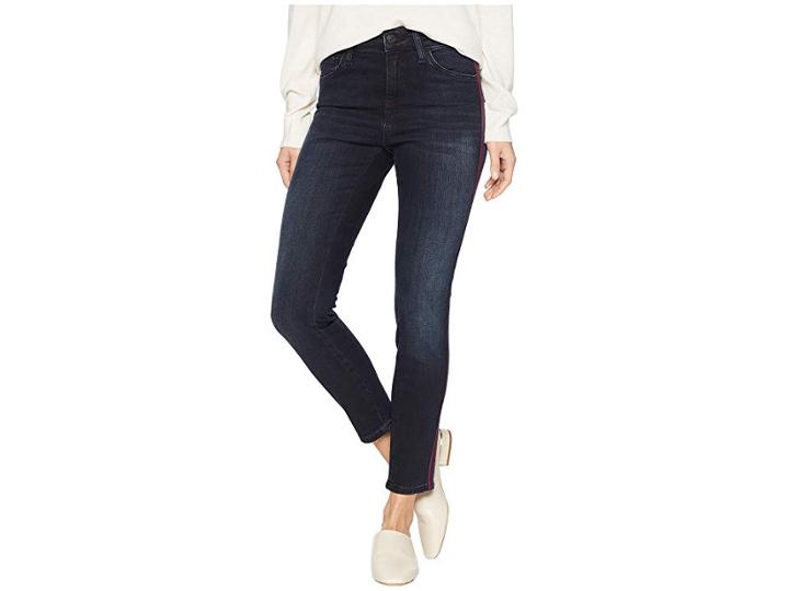 Mavi Jeans Tess High-rise Super Skinny In Ink Stripe (ink Stripe) Women's Jeans