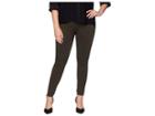 Spanx Plus Size Look At Me Now Seamless Side Zip Leggings (deep Olive) Women's Casual Pants