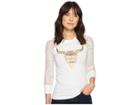 Ariat Taken Tee (snow White) Women's Long Sleeve Pullover
