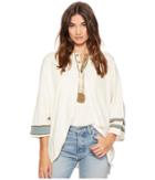 Free People Second Wind Tee (ivory) Women's Long Sleeve Pullover