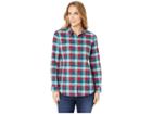 Royal Robbins Lieback Flannel Long Sleeve (rumba Red) Women's Long Sleeve Button Up