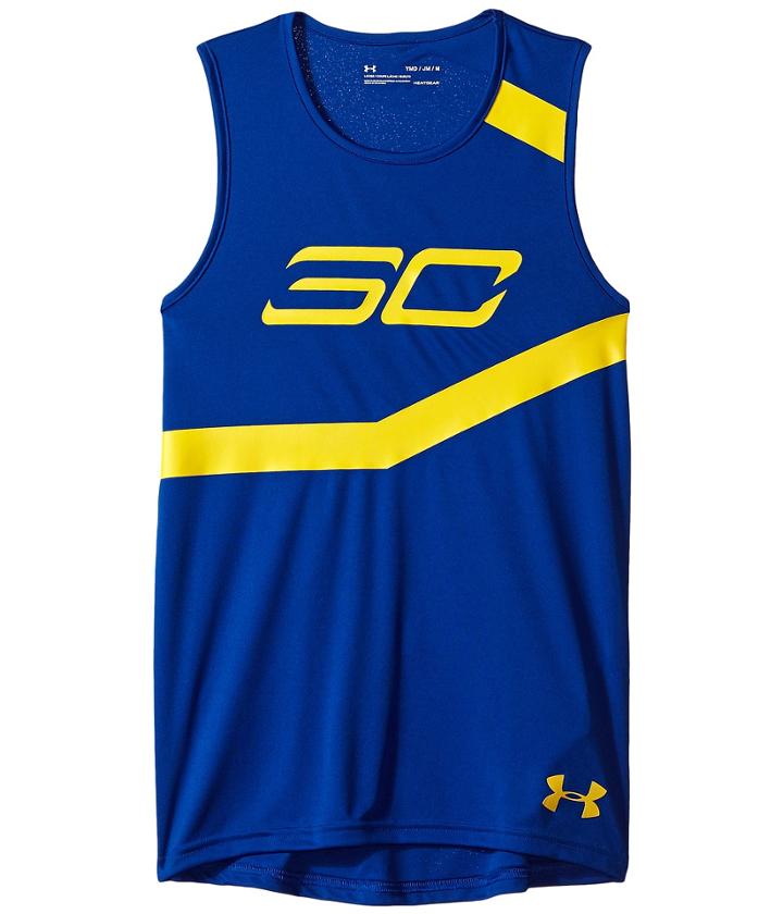 Under Armour Kids Steph Curry 30 Spear Tank (big Kids) (royal/royal/taxi) Boy's Sleeveless