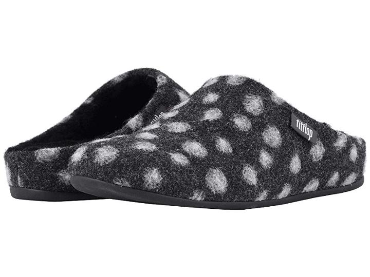 Fitflop Chrissie Dots (charcoal) Women's  Shoes