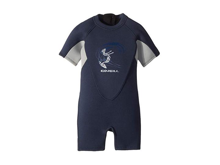 O'neill Kids Reactor Spring Wetsuit (infant/toddler/little Kids) (slate/cool Grey/slate) Kid's Wetsuits One Piece