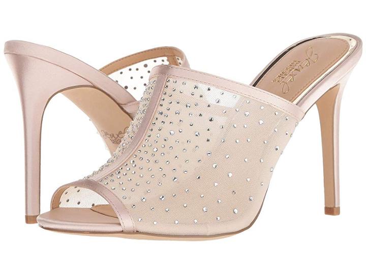 Jewel Badgley Mischka Glory (champagne Satin) Women's Shoes