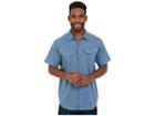 Columbia Silver Ridge Litetm Short Sleeve Shirt (steel) Men's Short Sleeve Button Up