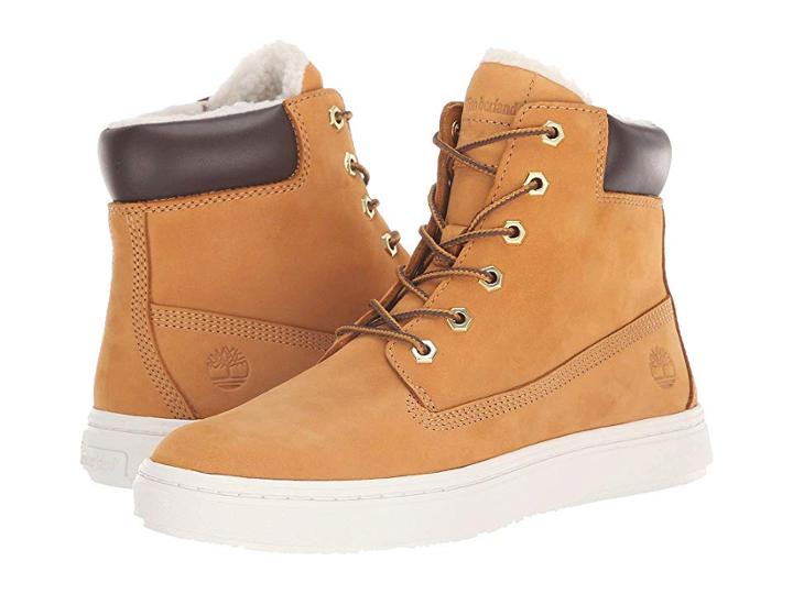 Timberland Londyn Warm Lined 6 (wheat Nubuck) Women's Lace-up Boots