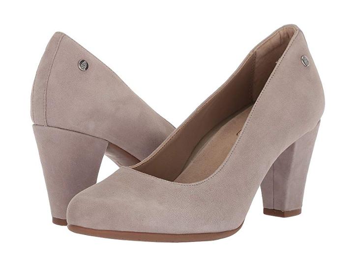 Hush Puppies Minam Meaghan (ice Grey Suede) High Heels