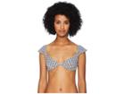 Onia Weworewhat X Onia Allie Top (black Classic Gingham) Women's Swimwear