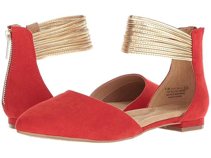Aerosoles Girl Talk (red Combo) Women's Sling Back Shoes