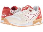 Diadora N9000 Iii (white/red Capital) Athletic Shoes