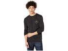 Quiksilver Square Sweller Long Sleeve Tee (black) Men's T Shirt