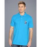 U.s. Polo Assn. Solid Polo With Tonal Pony (teal Blue) Men's Short Sleeve Knit