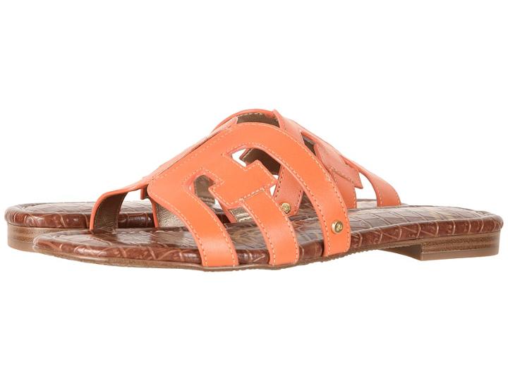 Sam Edelman Bay (tangelo Vaquero Saddle Leather) Women's Slide Shoes
