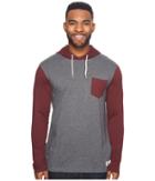Dc Rellin Long Sleeve Jersey Hooded Top (port Royale) Men's Long Sleeve Pullover