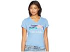 Life Is Good Take A Hike Cool Vee T-shirt (powder Blue) Women's T Shirt