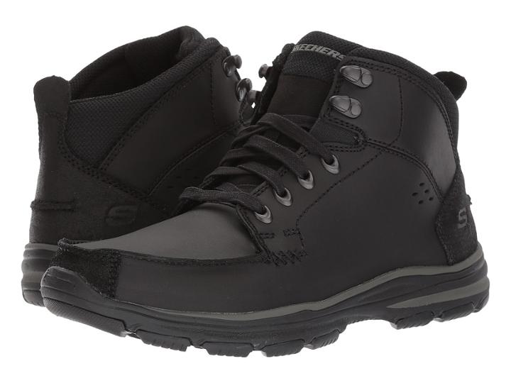 Skechers Classic Fit Garton (black) Men's Shoes