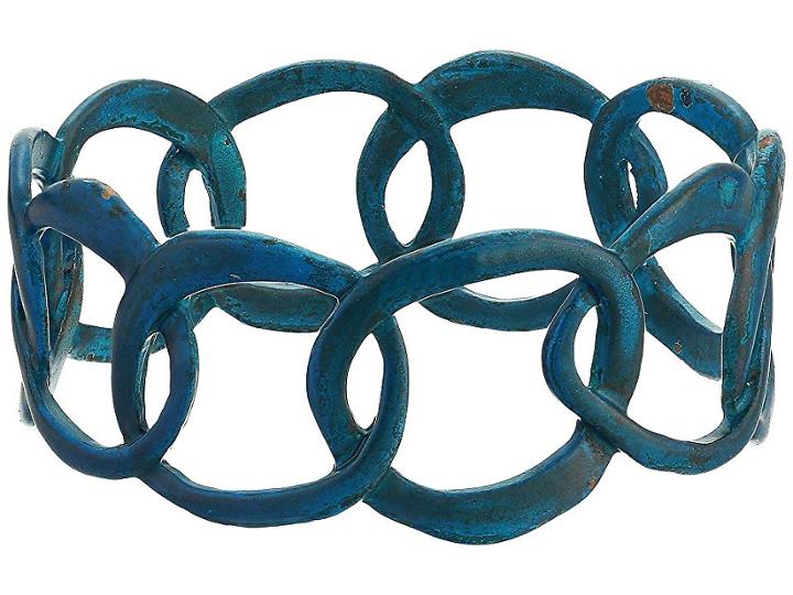 Robert Lee Morris Sculptural Link Bangle Bracelet (patina) Bracelet
