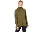 Nike Dry Full Zip Hoodie (olive Canvas/light Silver) Women's Sweatshirt