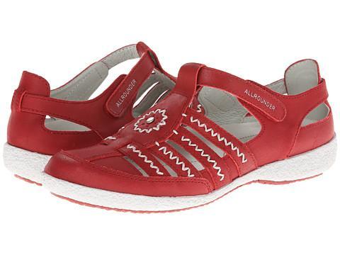 Allrounder By Mephisto Galina (dark Red Leather) Women's Shoes