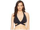 Becca By Rebecca Virtue Color Code Split Side Halter (black) Women's Swimwear