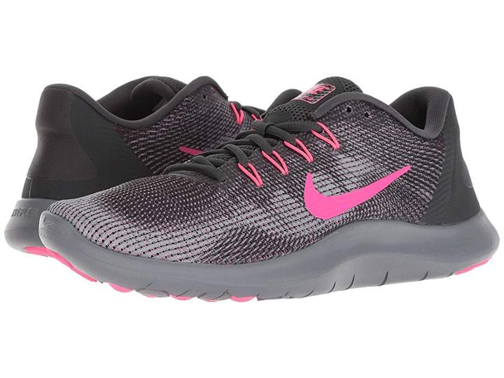 Nike Flex Rn 2018 (anthracite/hyper Pink/wolf Grey) Women's Running Shoes