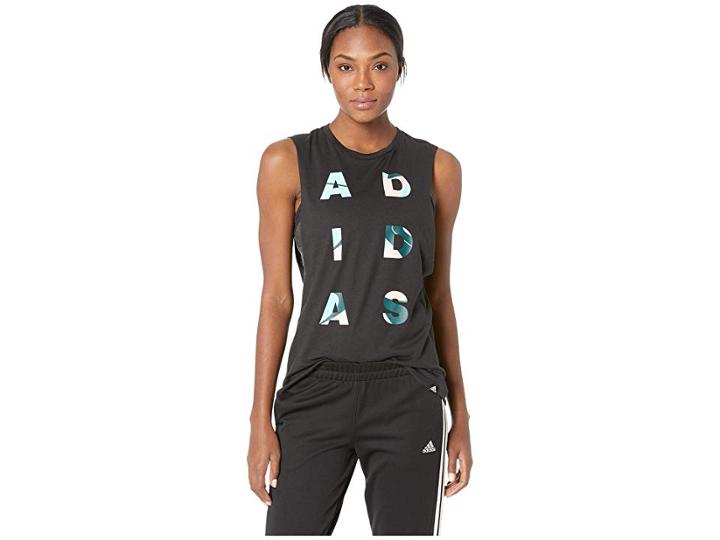 Adidas Adidas Courts Muscle Tank Top (black) Women's Sleeveless