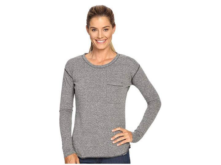 Columbia Trail Shaker Long Sleeve Shirt (shark Heather) Women's Clothing
