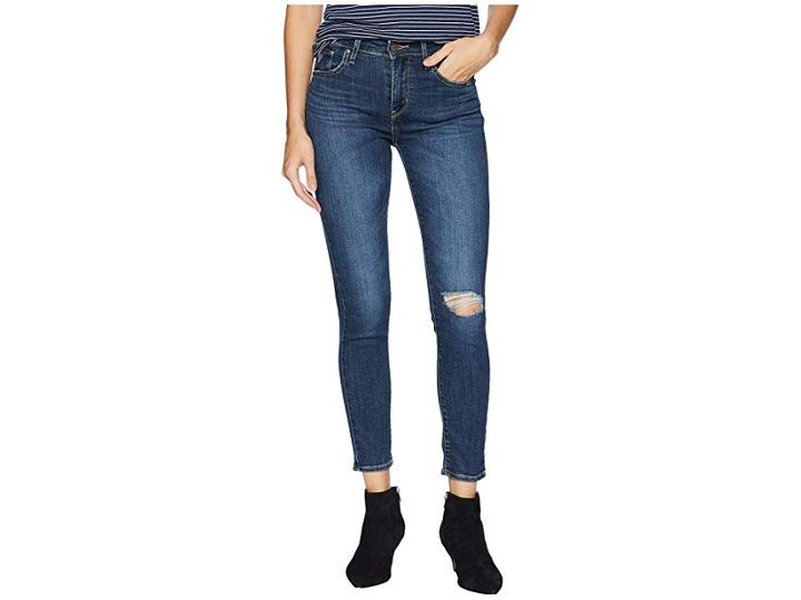 Levi's(r) Womens 721 High-rise Skinny Ankle (incognito Indigo) Women's Jeans