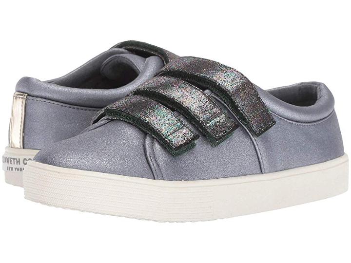 Kenneth Cole Reaction Kids Kam Strap (little Kid/big Kid) (cool Gray) Girl's Shoes
