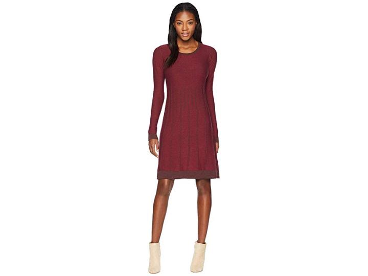 Aventura Clothing Malina Dress (tibetan Red/rain Drum) Women's Dress