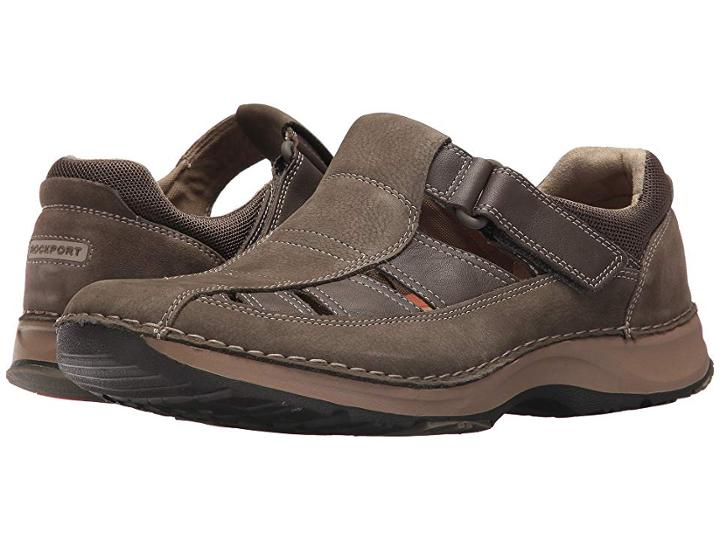 Rockport Rocsports Lite Five Fisherman (breen Leather) Men's Shoes