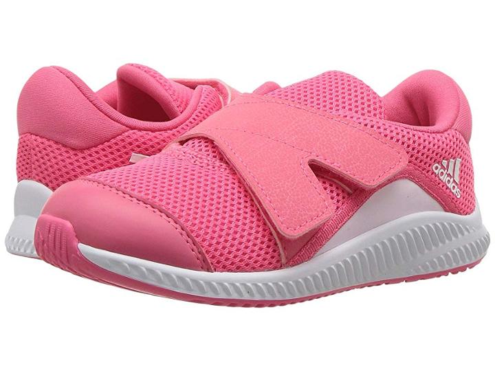 Adidas Kids Fortarun X Cf (toddler) (chalk Blue/aero Pink/white) Girls Shoes