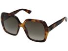 Gucci Gg0096s (tort Brown) Fashion Sunglasses