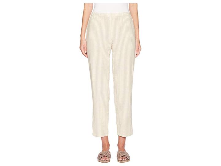 Eileen Fisher Ankle Pants (natural) Women's Casual Pants