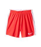 Nike Kids Dry Academy Soccer Short (little Kids/big Kids) (siren Red/white/white) Girl's Shorts