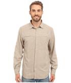 The North Face Long Sleeve Traverse Shirt (dune Beige Heather (prior Season)) Men's Clothing