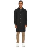 Marc Jacobs Strictly Twill Trench Coat (black) Men's Coat