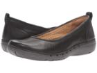Clarks Un Elita (black Leather) Women's Wedge Shoes