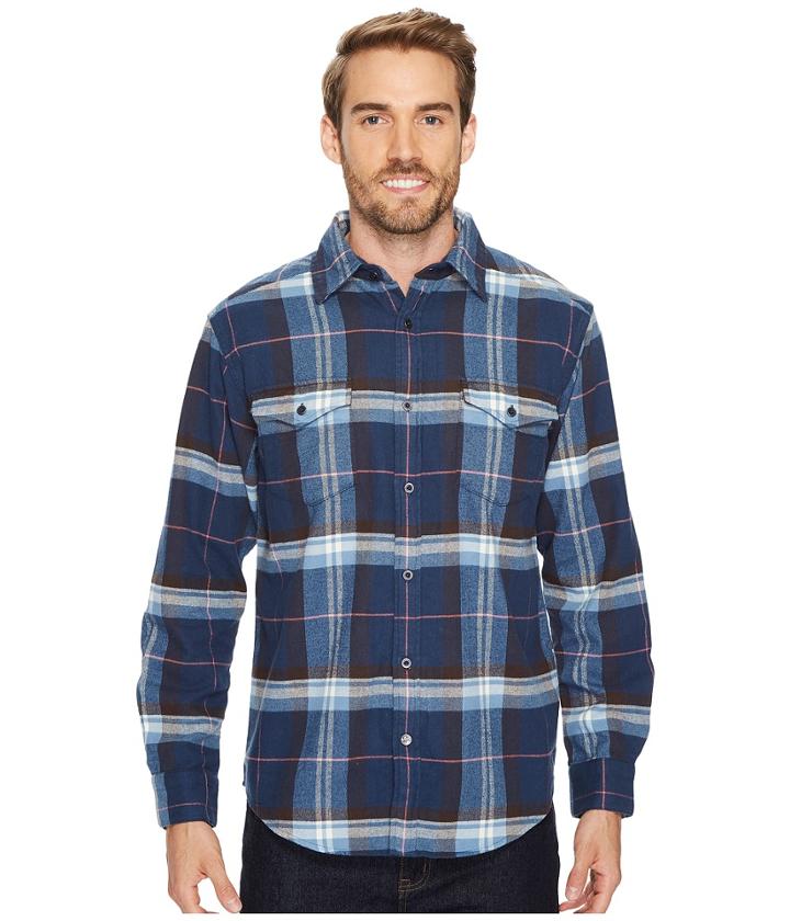 Mountain Khakis Teton Flannel Shirt (twilight) Men's Clothing