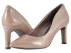 Rockport Total Motion Luxe Valerie Pump (taupe Grey/pearl Patent) Women's Shoes