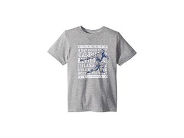 Life Is Good Kids Brave Baseball Crusher T-shirt (little Kids/big Kids) (heather Grey) Boy's T Shirt
