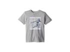 Life Is Good Kids Brave Baseball Crusher T-shirt (little Kids/big Kids) (heather Grey) Boy's T Shirt