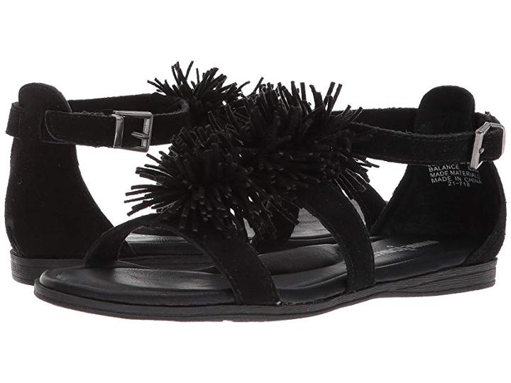 Minnetonka Presley (black Suede) Women's Sandals