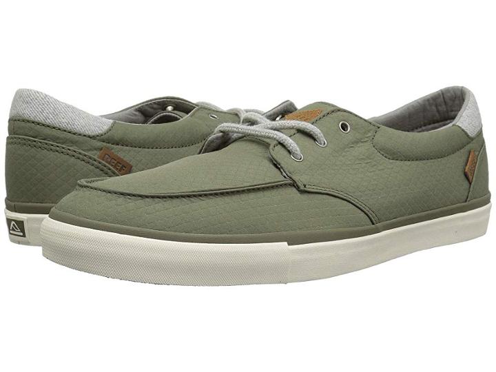 Reef Deckhand 3 Tx (olive/natural) Men's Lace Up Casual Shoes