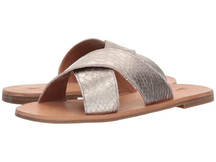 Frye Ally Crisscross (silver) Women's Sandals