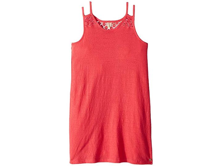 Roxy Kids Bright New Day Dress (big Kids) (rouge Red) Girl's Dress