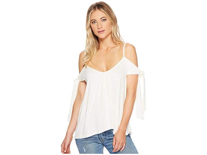 Free People Believe Me Tee (white) Women's T Shirt