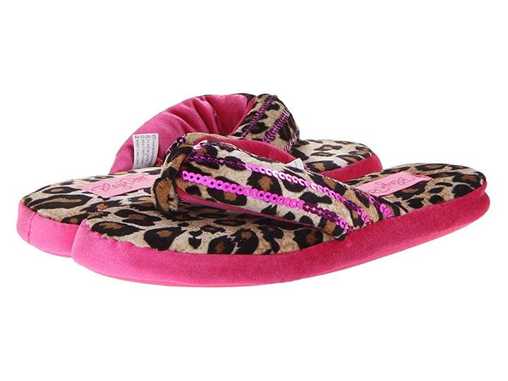 M&f Western Sequin Flip Flop Slippers (leopard) Women's Slippers